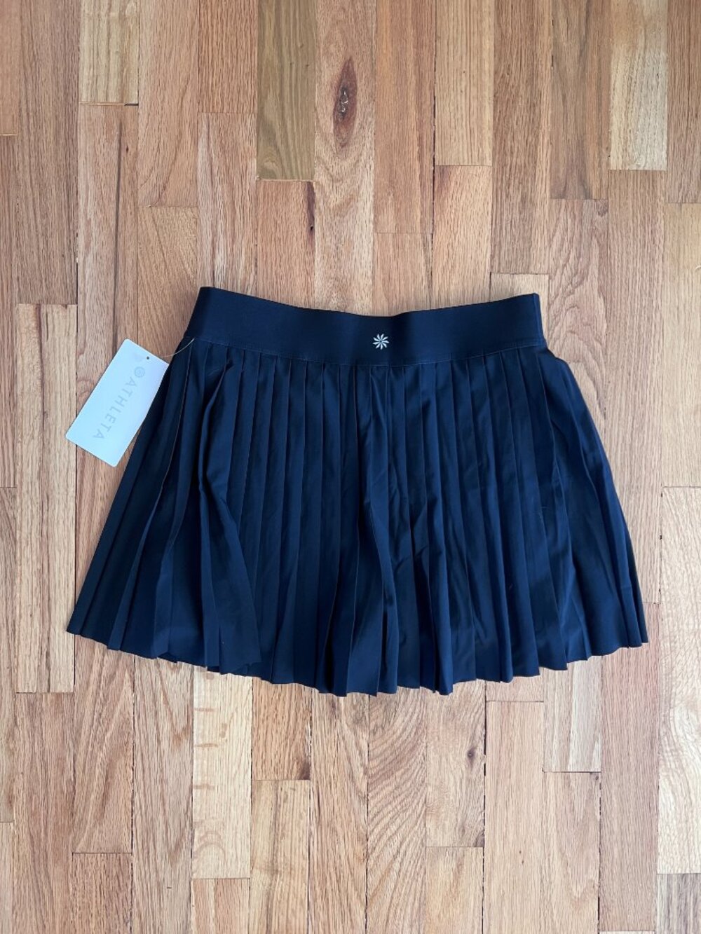 NWT Athleta Match Point Pleated Skort Black Size Small - Picture 3 of 7